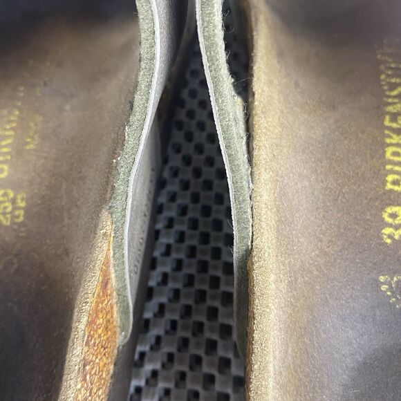 Birkenstock Mayari Adult Sandals 39 L8 M6 Brown Thong Buckle Made In Germany - Picture 12 of 14